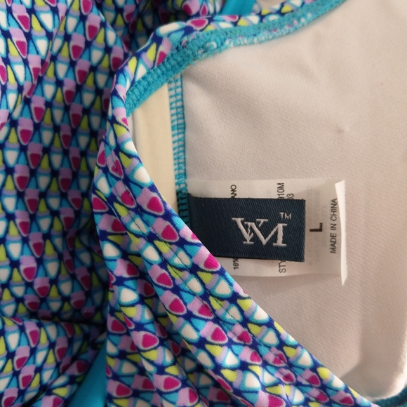 VM NWOT One Piece Halter Swimsuit Large - Picture 6 of 7